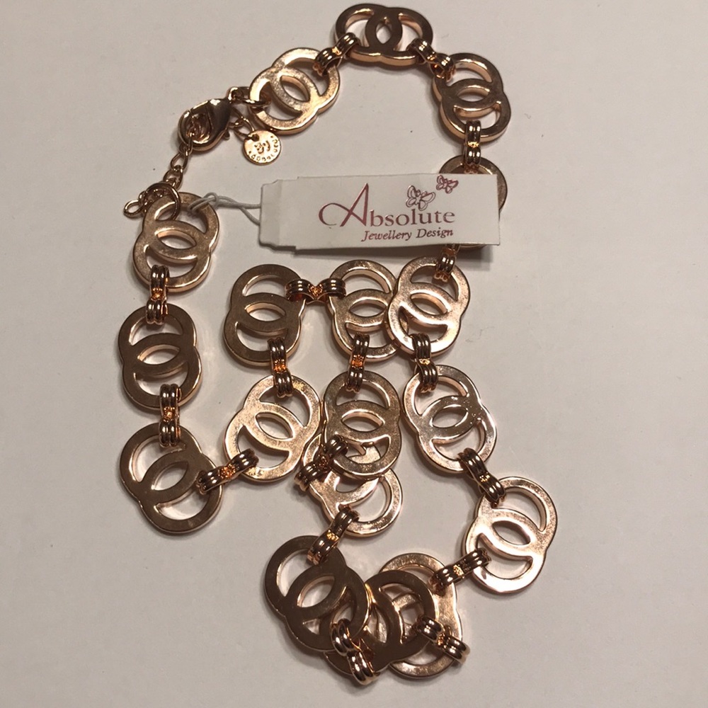 Absolute Jewellery Design “rose gold” necklace